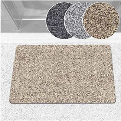 ANRO Deurmat, vuilwerend, 90 x 60 cm, beige ANRO Deurmat, vuilwerend, 90 x 60 cm, beige