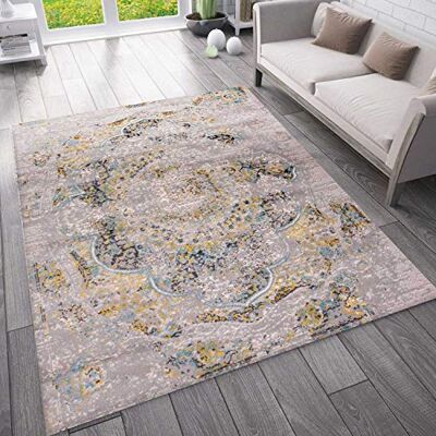 VIMODA Modern tapijt vintage oosters gemêleerd, kleur: antraciet, afmetingen: 200x280 cm VIMODA Modern tapijt vintage oosters gemêleerd, kleur: antraciet, afmetingen: 200x280 cm