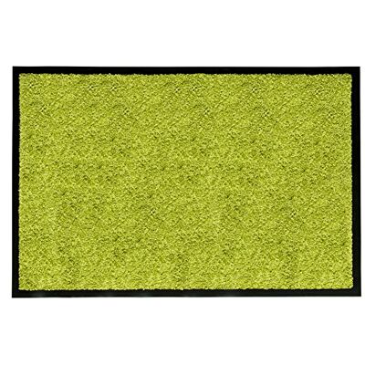 andiamo Deurmat, vuilvangmat, voetveger, wasbaar, antislip, deurmat voor binnen en buiten, kleur: groen, maat: 120 x 180 cm andiamo Deurmat, vuilvangmat, voetveger, wasbaar, antislip, deurmat voor binnen en buiten, kleur: groen, maat: 120 x 180 cm