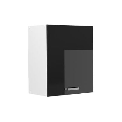 Vicco Keukenbovenelement "R-Line", zwart hoogglans/wit, 50 cm 1 deur · 1 plank · diepte 31 cm · vrij combineerbaar · ✓ praktische opslag Vicco Keukenbovenelement "R-Line", zwart hoogglans/wit, 50 cm 1 deur · 1 plank · diepte 31 cm · vrij combineerbaar · ✓ praktische opslag