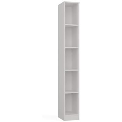 CDF Boekenkast, rek, bureaurek voor mappen, kantoor, woonkamer, thuis, kantoor, boekenkast, voor het opbergen van documenten, decoratie, robuuste constructie, wit, 25 cm CDF Boekenkast, rek, bureaurek voor mappen, kantoor, woonkamer, thuis, kantoor, boekenkast, voor het opbergen van documenten, decoratie, robuuste constructie, wit, 25 cm