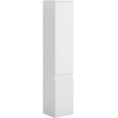 kleankin Badkamermeubel, opbergzuil, 30 x 28 x 152,5 cm, wit 2 kasten, 3 verstelbare planken, eigentijdse stijl kleankin Badkamermeubel, opbergzuil, 30 x 28 x 152,5 cm, wit 2 kasten, 3 verstelbare planken, eigentijdse stijl