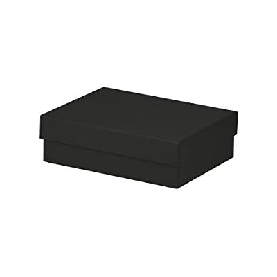 Rössler Papier Boxline 13401453705 kartonnen doos, rechthoekig, 140 x 190 x 60 mm, zwart Rössler Papier Boxline 13401453705 kartonnen doos, rechthoekig, 140 x 190 x 60 mm, zwart