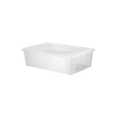 Stefanplast Visualbox Multifunctionele opbergdoos met druksluiting, 30 liter, transparant, XXL, 59 x 39 x 17 cm Stefanplast Visualbox Multifunctionele opbergdoos met druksluiting, 30 liter, transparant, XXL, 59 x 39 x 17 cm