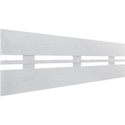 DHOME Hoofdeinde van gerecycled MDF-hout, horizontale stijl, groot, voor bed, type pallet, hardware inbegrepen (140 x 46 cm, horizontaal breed, rustiek wit) DHOME Hoofdeinde van gerecycled MDF-hout, horizontale stijl, groot, voor bed, type pallet, hardware inbegrepen (140 x 46 cm, horizontaal breed, rustiek wit)