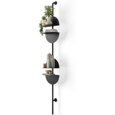 Umbra Solis Wandrek, 4 planken, zwart Umbra Solis Wandrek, 4 planken, zwart