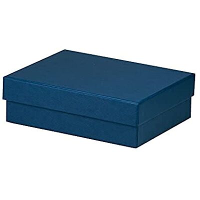 Rössler Boxline 13401453905 kartonnen doos, rechthoekig, 140 x 190 x 60 mm, marineblauw Rössler Boxline 13401453905 kartonnen doos, rechthoekig, 140 x 190 x 60 mm, marineblauw