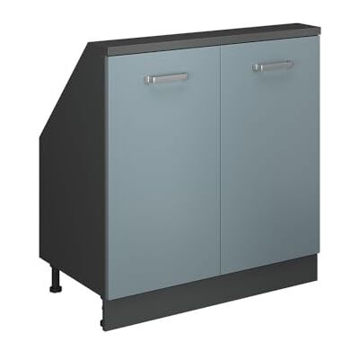 Vicco Rion opbergkast onder helling, blauw/grijs/antraciet Vicco Rion opbergkast onder helling, blauw/grijs/antraciet