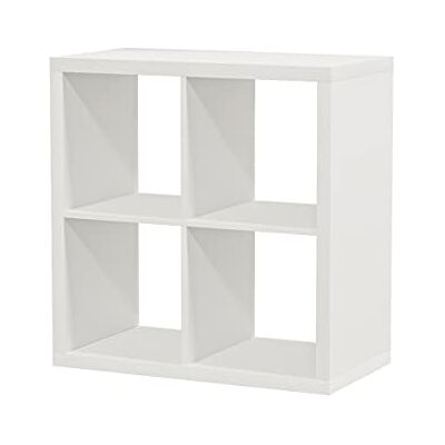 Ikea Kallax Wandrek voor boeken, 77 x 77 cm, wit Ikea Kallax Wandrek voor boeken, 77 x 77 cm, wit