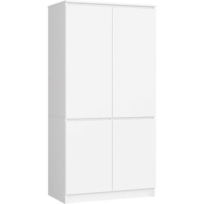 AKORD Bovenkant voor kast S90 90 cm, kast met 4 deuren, garderobeverlenging, uitbreiding voor kast, 90 x A180 x 51 cm, gewicht 66,6 kg, wit AKORD Bovenkant voor kast S90 90 cm, kast met 4 deuren, garderobeverlenging, uitbreiding voor kast, 90 x A180 x 51 cm, gewicht 66,6 kg, wit