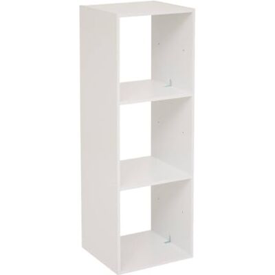 5 five simply smart 5five Pannenrek Mix'N'Modul wit – 3 vakken, L 34,5 x D 32 x H 100,5 cm – opbergkast voor woonkamer, slaapkamer, kantoor 5 five simply smart 5five Pannenrek Mix'N'Modul wit – 3 vakken, L 34,5 x D 32 x H 100,5 cm – opbergkast voor woonkamer, slaapkamer, kantoor