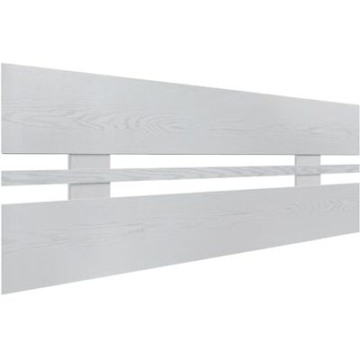 DHOME Hoofdeinde van gerecycled MDF-hout, horizontale stijl, groot, voor bed, type pallet, hardware inbegrepen (95 x 46 cm, horizontaal breed, rustiek wit) DHOME Hoofdeinde van gerecycled MDF-hout, horizontale stijl, groot, voor bed, type pallet, hardware inbegrepen (95 x 46 cm, horizontaal breed, rustiek wit)