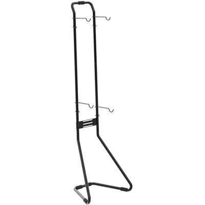 WilTec Fietsenrek voor 2 fietsen 66,6 x 55,9 x 219 cm capaciteit 39,9 kg van staal vrijstaand fietsenrek, opbergrek WilTec Fietsenrek voor 2 fietsen 66,6 x 55,9 x 219 cm capaciteit 39,9 kg van staal vrijstaand fietsenrek, opbergrek