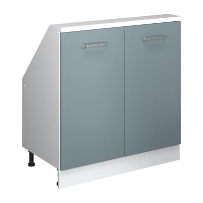 Vicco Rion schuin opbergkast, blauw-grijs/wit Vicco Rion schuin opbergkast, blauw-grijs/wit