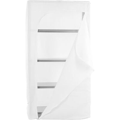 Simon Rack Beschermhoes voor plank, met ritssluiting, 2000 x 1000 x 500 mm, wit Simon Rack Beschermhoes voor plank, met ritssluiting, 2000 x 1000 x 500 mm, wit