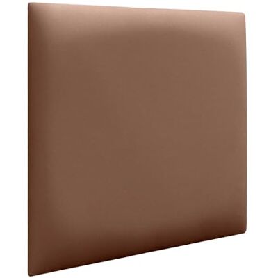 DHOME Gevoerde panelen van kunstleer, akoestische muurstickers, schokbescherming, hoofdeinde, decoratie voor huis, slaapkamer (klei, 50 x 50 cm) DHOME Gevoerde panelen van kunstleer, akoestische muurstickers, schokbescherming, hoofdeinde, decoratie voor huis, slaapkamer (klei, 50 x 50 cm)