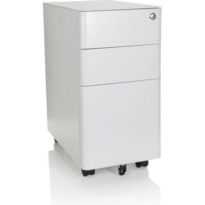 hjh OFFICE 743018 rolcontainer A4 staal wit hjh OFFICE 743018 rolcontainer A4 staal wit