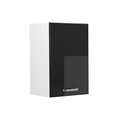 Vicco Hoge keukenelement "R-Line", zwart, hoogglans, 40 cm 1 deur · 1 plank · diepte 31 cm · vrij combineerbaar · ✓ praktische opslag Vicco Hoge keukenelement "R-Line", zwart, hoogglans, 40 cm 1 deur · 1 plank · diepte 31 cm · vrij combineerbaar · ✓ praktische opslag