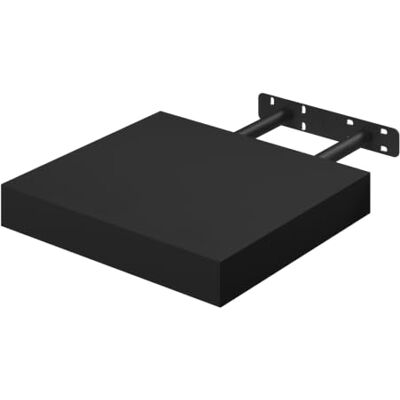 WOLTU RG9365sz 1 Stuck Zwevende plank Wandrek CD-rek in MDF,Kantoorplank Hangende plank 25x22.9x3.8cm,Zwart WOLTU RG9365sz 1 Stuck Zwevende plank Wandrek CD-rek in MDF,Kantoorplank Hangende plank 25x22.9x3.8cm,Zwart