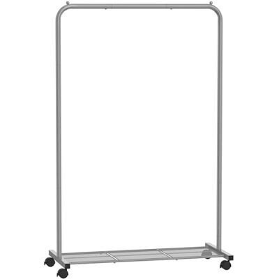 SONGMICS HSR025G01 Kledingrek op wieltjes, metaal, voor slaapkamer, 91 cm lang, met opbergrek, 2 afsluitbare wielen, bovenste rail tot 40 kg belastbaar SONGMICS HSR025G01 Kledingrek op wieltjes, metaal, voor slaapkamer, 91 cm lang, met opbergrek, 2 afsluitbare wielen, bovenste rail tot 40 kg belastbaar