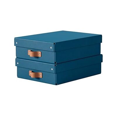 Leitz Puro Opbergdozen, middelgroot, laag, met deksel, 2 stuks, 8 l, stapelbaar, voor thuis, kantoor (27 x 37 x 10 cm, oceaanblauw), compatibel met planken, kubusmeubels Leitz Puro Opbergdozen, middelgroot, laag, met deksel, 2 stuks, 8 l, stapelbaar, voor thuis, kantoor (27 x 37 x 10 cm, oceaanblauw), compatibel met planken, kubusmeubels