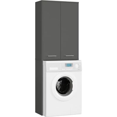 AKORD Wasmachinekast FIN 180 2-deurs opbergkast 4 legplanken AKORD Wasmachinekast FIN 180 2-deurs opbergkast 4 legplanken