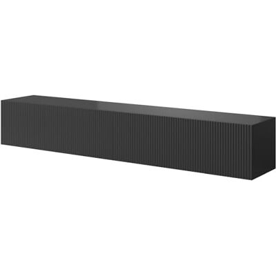 Selsey Veldio TV-hangkast, 175 cm, verzonken voorkant, zwart Selsey Veldio TV-hangkast, 175 cm, verzonken voorkant, zwart