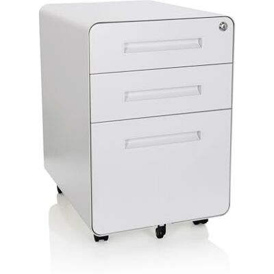 hjh OFFICE 743015 rolkast Color Plus I A4 wit staal hjh OFFICE 743015 rolkast Color Plus I A4 wit staal