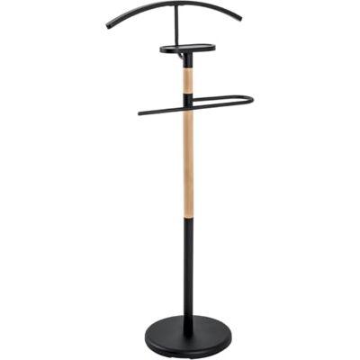 HAKU Möbel beuken, zwart, massief hout, metaal Afmeting: L 47 cm x H 112 cm x D 29 cm, Stijl: modern HAKU Möbel beuken, zwart, massief hout, metaal Afmeting: L 47 cm x H 112 cm x D 29 cm, Stijl: modern