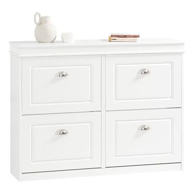 SoBuy FSR79-W Schoenenkast met 4 vakken, schoenenrek met 8 legplanken Wit BHT ong. 105 x 83 x 24 cm SoBuy FSR79-W Schoenenkast met 4 vakken, schoenenrek met 8 legplanken Wit BHT ong. 105 x 83 x 24 cm