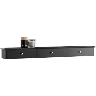 SoBuy Wandrek met 3 laden, 94 x 15 x 10 cm SoBuy Wandrek met 3 laden, 94 x 15 x 10 cm