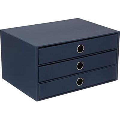Rössler 3-delige ladenbox DIN A4, 3 Fach navy Rössler 3-delige ladenbox DIN A4, 3 Fach navy