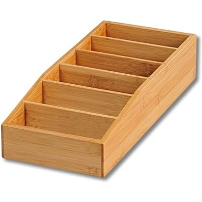Kesper Opbergdoos, Materiaal: FSC-gecertificeerd bamboe, afmetingen: 15 x 35 x 7 cm, kleur: bruin 70822 Kesper Opbergdoos, Materiaal: FSC-gecertificeerd bamboe, afmetingen: 15 x 35 x 7 cm, kleur: bruin 70822