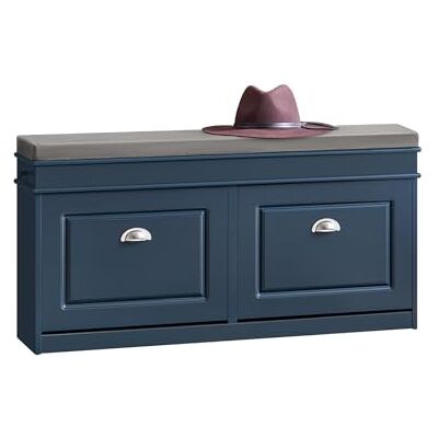 SoBuy Schoenenkast ingangsbank – 2 kleppen met afneembaar kussen, kist, rek van gelakt hout, L 104 x D 24 x H 51 cm, blauw, FSR64-B SoBuy Schoenenkast ingangsbank – 2 kleppen met afneembaar kussen, kist, rek van gelakt hout, L 104 x D 24 x H 51 cm, blauw, FSR64-B