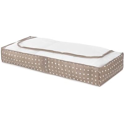 Compactor Rivoli Opberghoes onder bed, Bruin, 107 x 46 x H.16 cm, RAN5182_BROWN Compactor Rivoli Opberghoes onder bed, Bruin, 107 x 46 x H.16 cm, RAN5182_BROWN