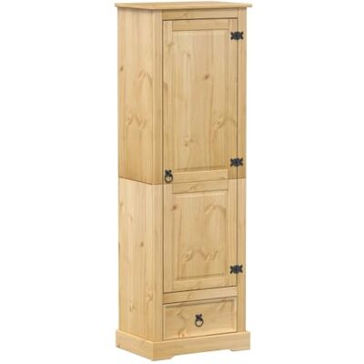 vidaXL Kledingkast Corona 55x38x170 cm massief grenenhout vidaXL Kledingkast Corona 55x38x170 cm massief grenenhout