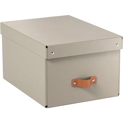 Leitz Puro Kleine opbergdozen met deksel: 2 stevige boxen, stapelboxen 7 l, voor thuis en op kantoor, 20 x 28 x 15 cm, beige, geschikt voor kubusrekken en meubels Leitz Puro Kleine opbergdozen met deksel: 2 stevige boxen, stapelboxen 7 l, voor thuis en op kantoor, 20 x 28 x 15 cm, beige, geschikt voor kubusrekken en meubels