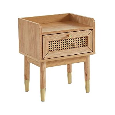 BAÏTA Nachtkastje Leon, Hout, Eiken, L40cm LEON06 BAÏTA Nachtkastje Leon, Hout, Eiken, L40cm LEON06