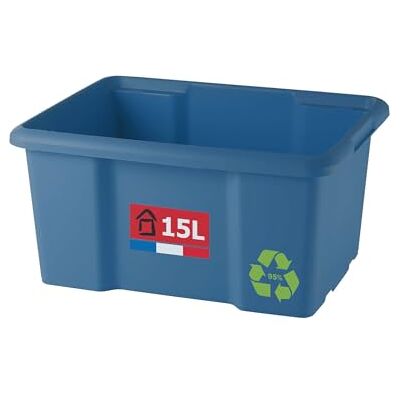 Sundis Opbergbak van kunststof, 15 l, blauw, L 38 x B 29 x H 19,5 cm Sundis Opbergbak van kunststof, 15 l, blauw, L 38 x B 29 x H 19,5 cm