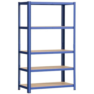WilTec Blauwe plank voor zware lasten, 120 x 60 x 204 cm, 5 niveaus, 200 kg/niveau werkplaats WilTec Blauwe plank voor zware lasten, 120 x 60 x 204 cm, 5 niveaus, 200 kg/niveau werkplaats