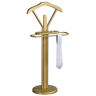 IDIMEX Fabio Slaapkamerkast Nachtkastje Kledingrek, Frame van gelakt metaal, kleur goud IDIMEX Fabio Slaapkamerkast Nachtkastje Kledingrek, Frame van gelakt metaal, kleur goud