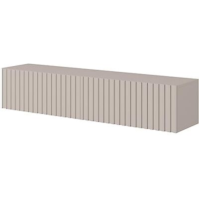 Selsey Telire TV-hangkast, 138,6 cm, grijs/beige, met gelamineerde voorkant Selsey Telire TV-hangkast, 138,6 cm, grijs/beige, met gelamineerde voorkant