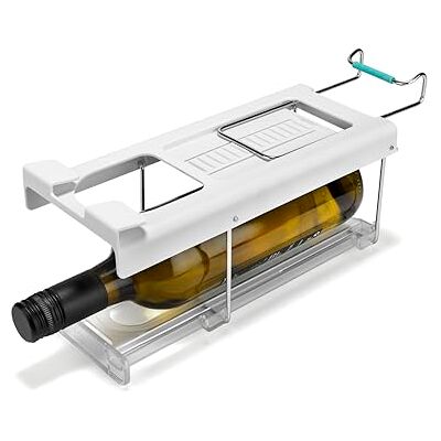 Joseph Joseph FridgeStore Wijnfleshouder, opvouwbaar, onder plank, koelkast, ruimtebesparend, voor planken 26-38 cm Joseph Joseph FridgeStore Wijnfleshouder, opvouwbaar, onder plank, koelkast, ruimtebesparend, voor planken 26-38 cm