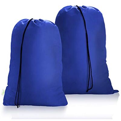 OTraki Grote Waszakken met Trekkoord 60 x 80 cm 2 Stuks Opvouwbare Waszak Speelgoedzak Scheurbestendige Opbergzak voor Vuile Kleding Wasmand Home Slaapzaal Camping College OTraki Grote Waszakken met Trekkoord 60 x 80 cm 2 Stuks Opvouwbare Waszak Speelgoedzak Scheurbestendige Opbergzak voor Vuile Kleding Wasmand Home Slaapzaal Camping College