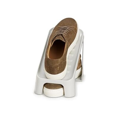 Joseph Joseph Shoe-In Schoenenorganizer, compact, inklapbaar, antislip, voor 1 paar, ideaal voor planken/kledingkasten, 6 stuks Joseph Joseph Shoe-In Schoenenorganizer, compact, inklapbaar, antislip, voor 1 paar, ideaal voor planken/kledingkasten, 6 stuks