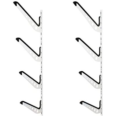 WilTec Universeel viervoudig wandrek, 20 x 355 x 580 mm, opbergrek voor 4 planken, surfen, snowboard, wakeboard, skateboard, ski's, opslag van sportuitrusting WilTec Universeel viervoudig wandrek, 20 x 355 x 580 mm, opbergrek voor 4 planken, surfen, snowboard, wakeboard, skateboard, ski's, opslag van sportuitrusting