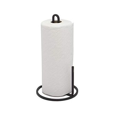 Umbra Squire Handdoekenrek voor keuken of badkamer, modern design, van metaal, gietijzer, zwart Umbra Squire Handdoekenrek voor keuken of badkamer, modern design, van metaal, gietijzer, zwart