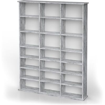 Vicco CD-rek "Jukebox", beton, 105,4 x 136 cm Vicco CD-rek "Jukebox", beton, 105,4 x 136 cm