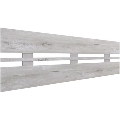 DHOME Hoofdeinde van gerecycled MDF-hout, horizontale stijl, breed, voor bed, pallettype, beslag inbegrepen (150 x 46 cm, horizontaal, groot, arctiek) DHOME Hoofdeinde van gerecycled MDF-hout, horizontale stijl, breed, voor bed, pallettype, beslag inbegrepen (150 x 46 cm, horizontaal, groot, arctiek)