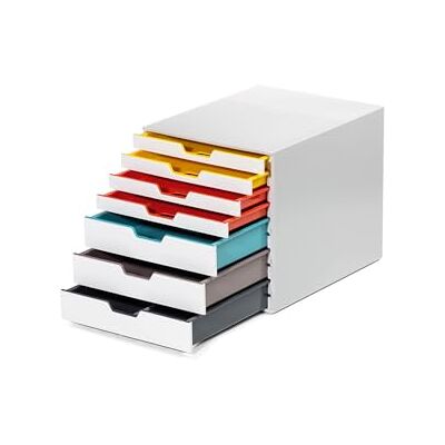 Durable VARICOLOR MIX 7 – archiefmodule met 7 laden – opslag voor kantoor voor documenten in A4-formaat Durable VARICOLOR MIX 7 – archiefmodule met 7 laden – opslag voor kantoor voor documenten in A4-formaat